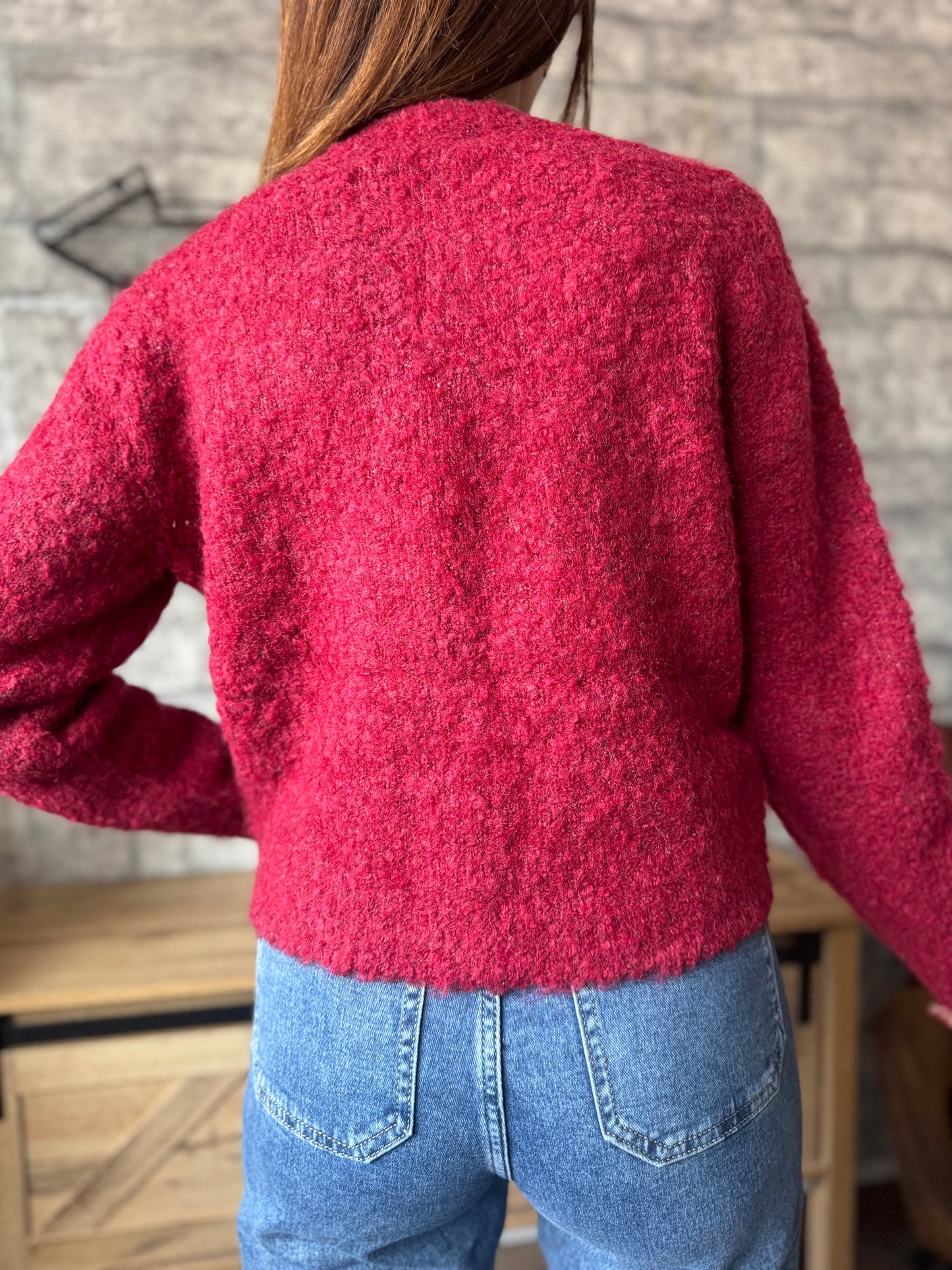 Gilet Bouton d’or Bordeaux