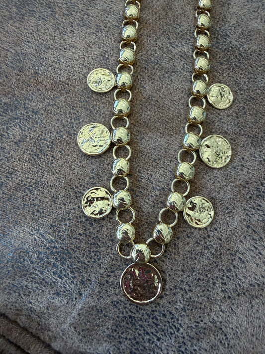 Collier Pampille Doré