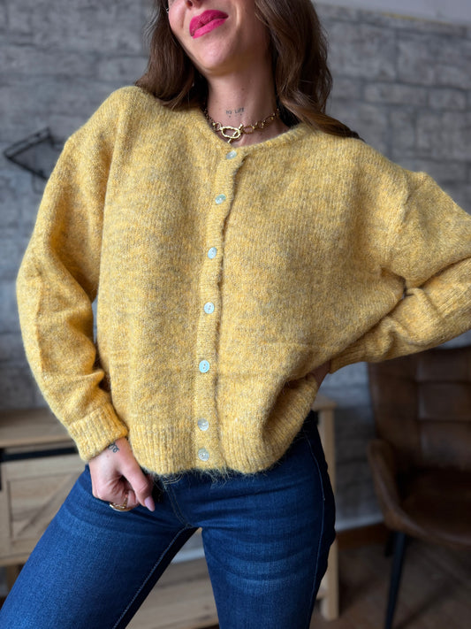 Gilet Elliot Jaune Ocre