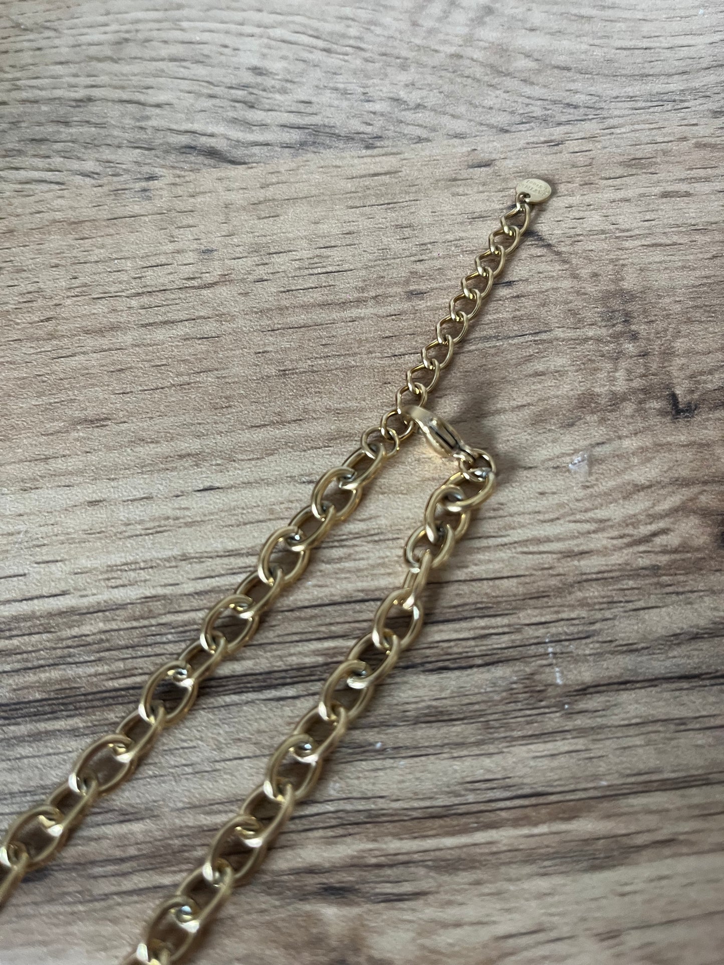 Collier Breloques Cœur Leopard