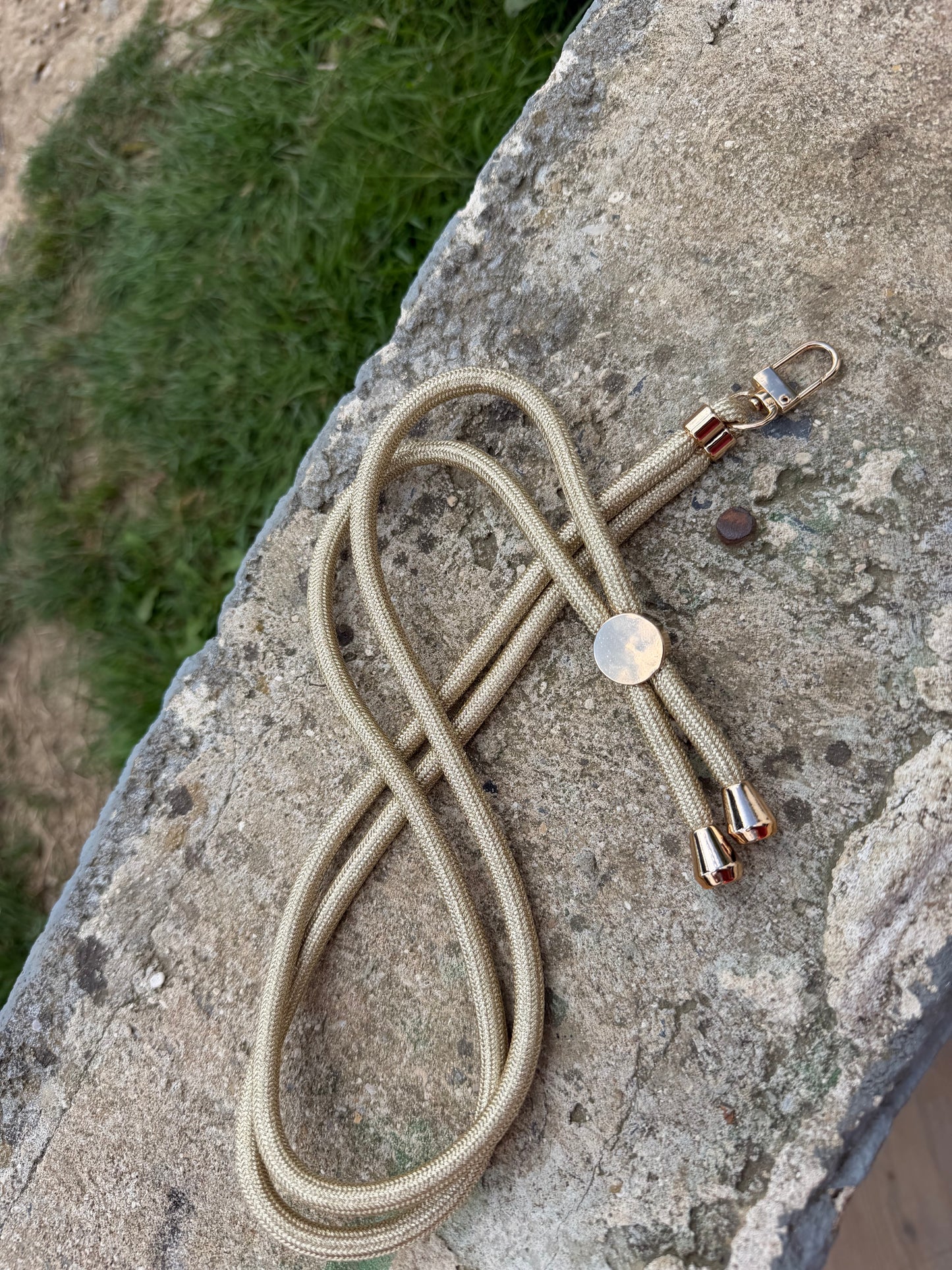 Cordon Téléphone Doré