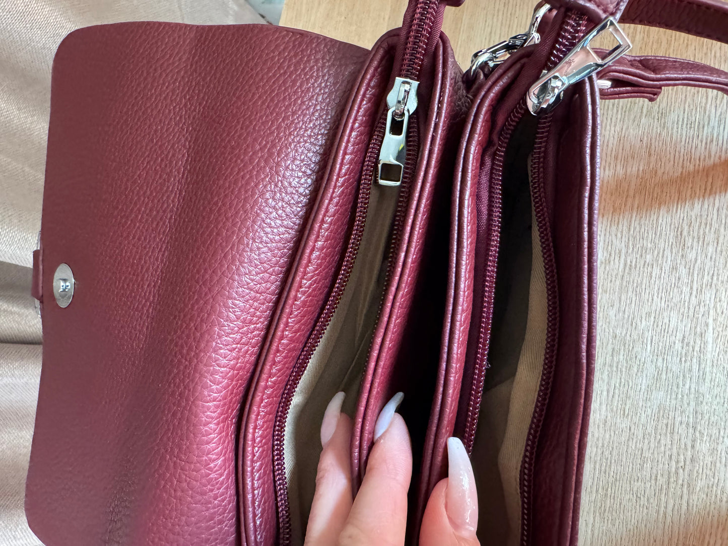 Sac Zadio Bordeaux