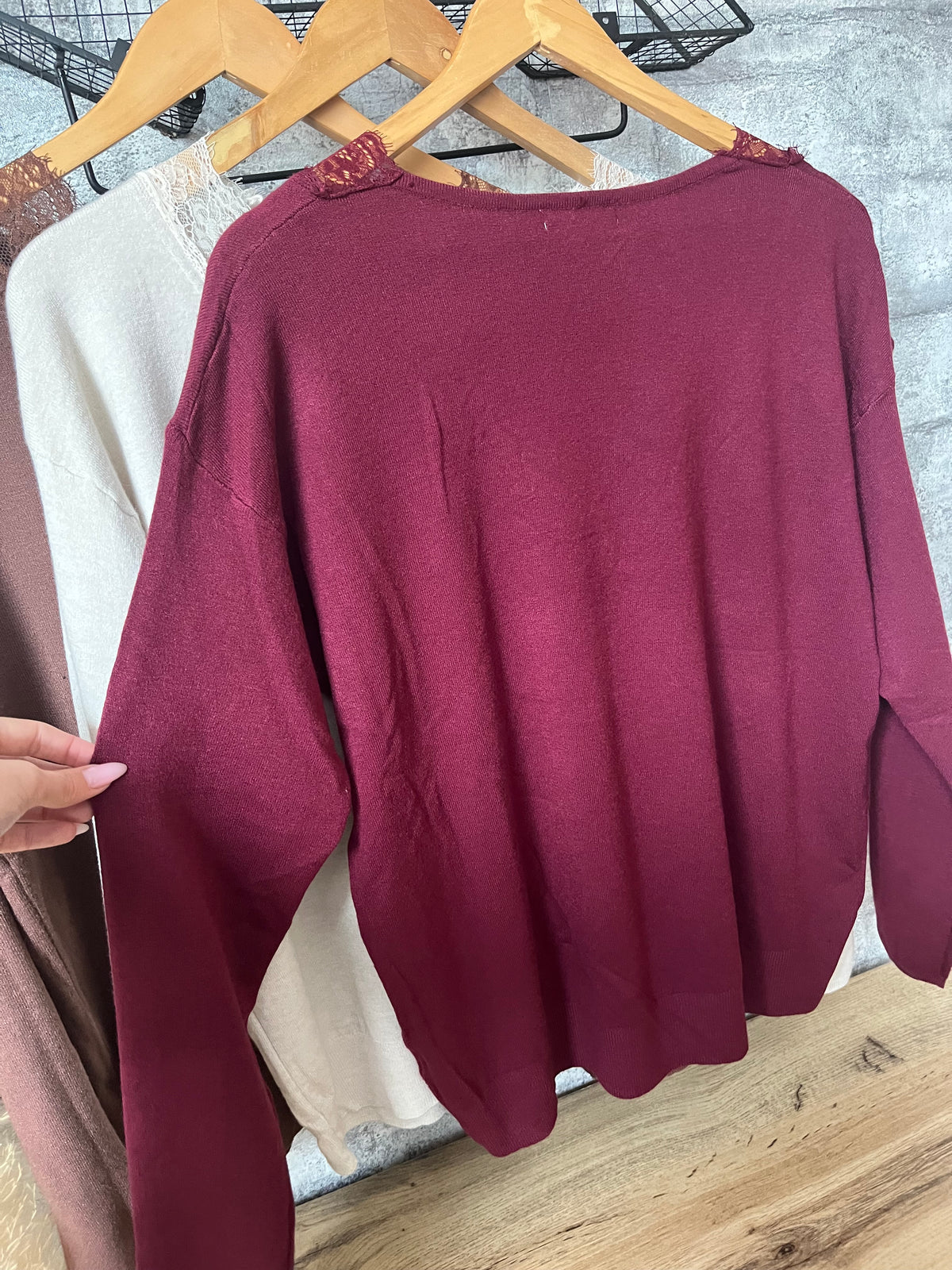 Pull Fin Dentelles