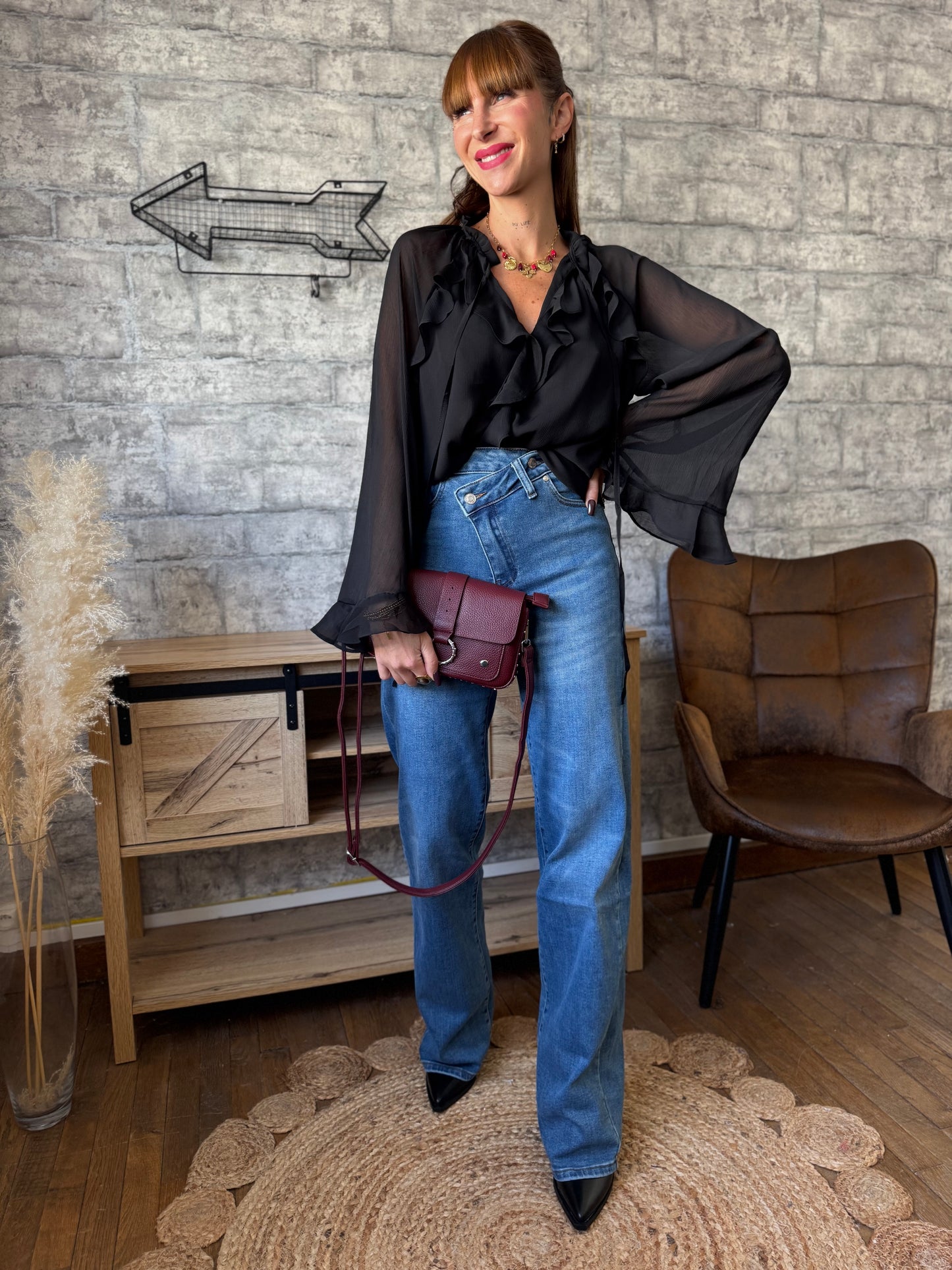 Blouse Serena Noir (taille 36/38)