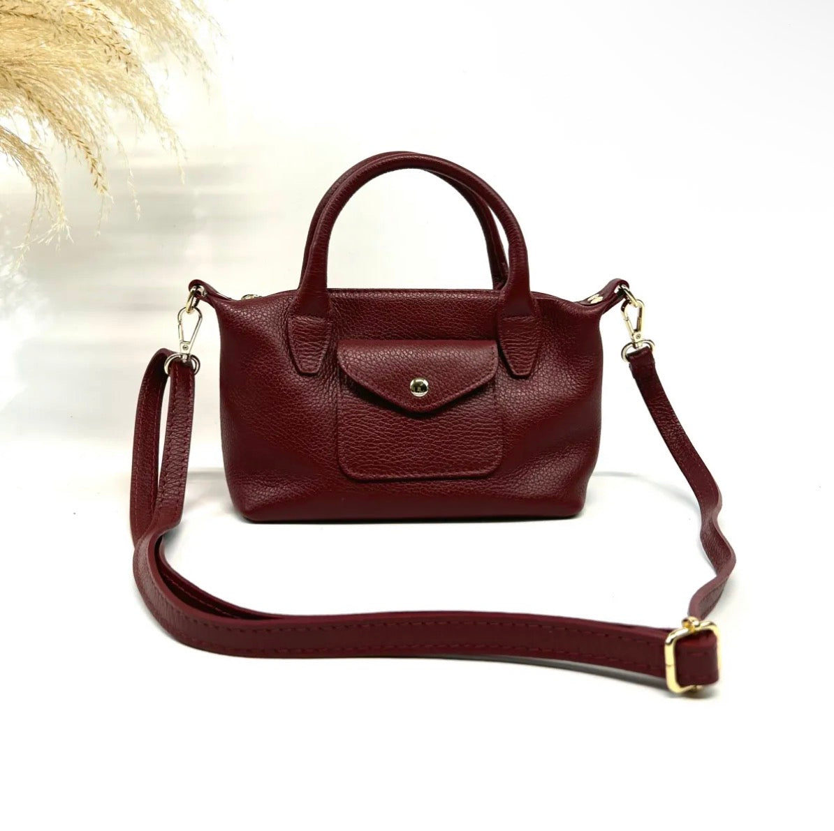 Sac CUIR Bordeaux