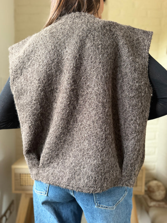 Gilet Sans Manches Chocolat