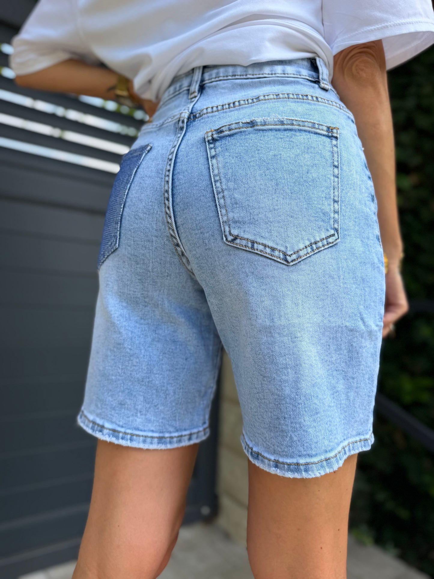 Short Poche Strass