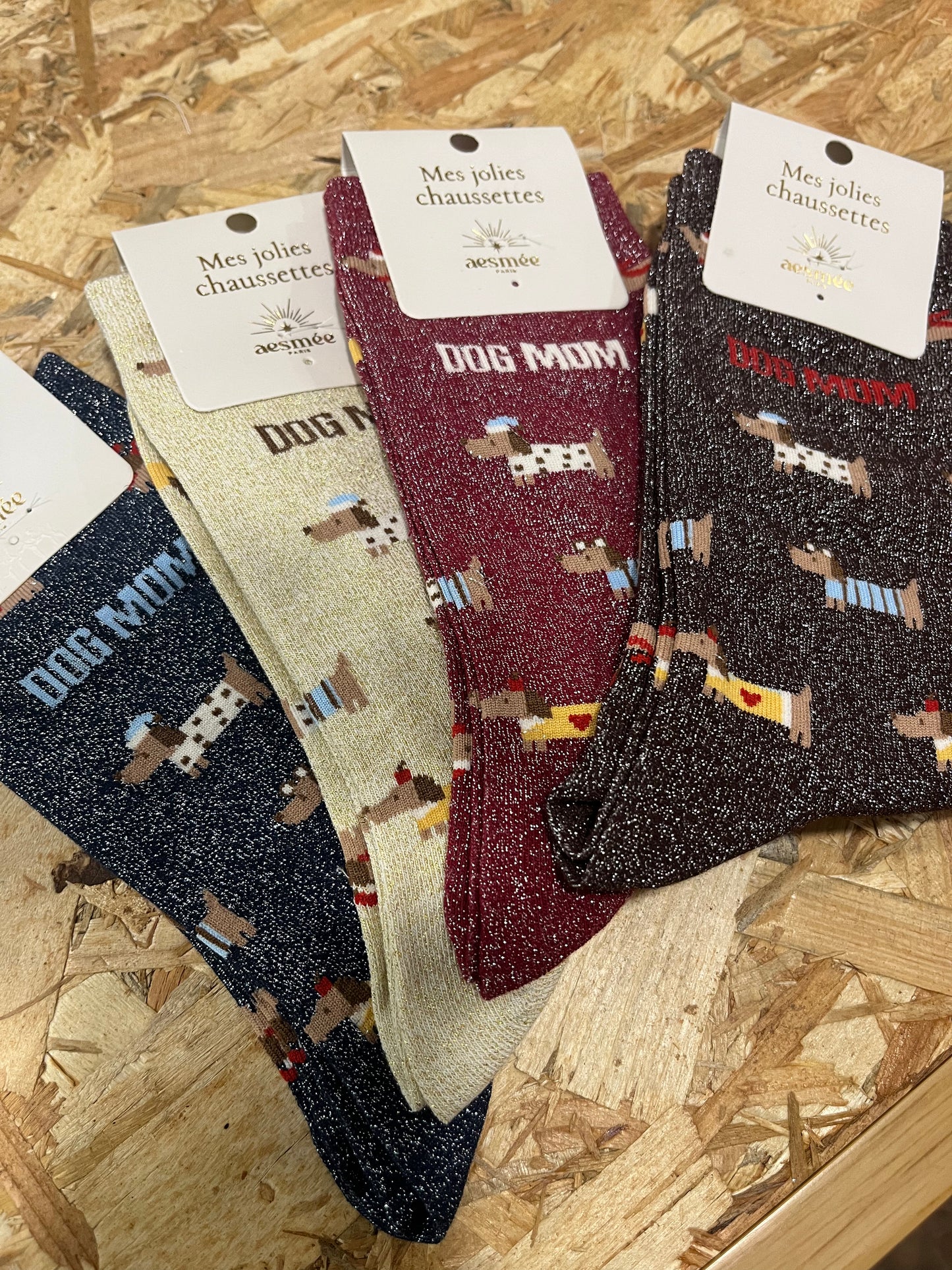 Chaussettes Dog Mom