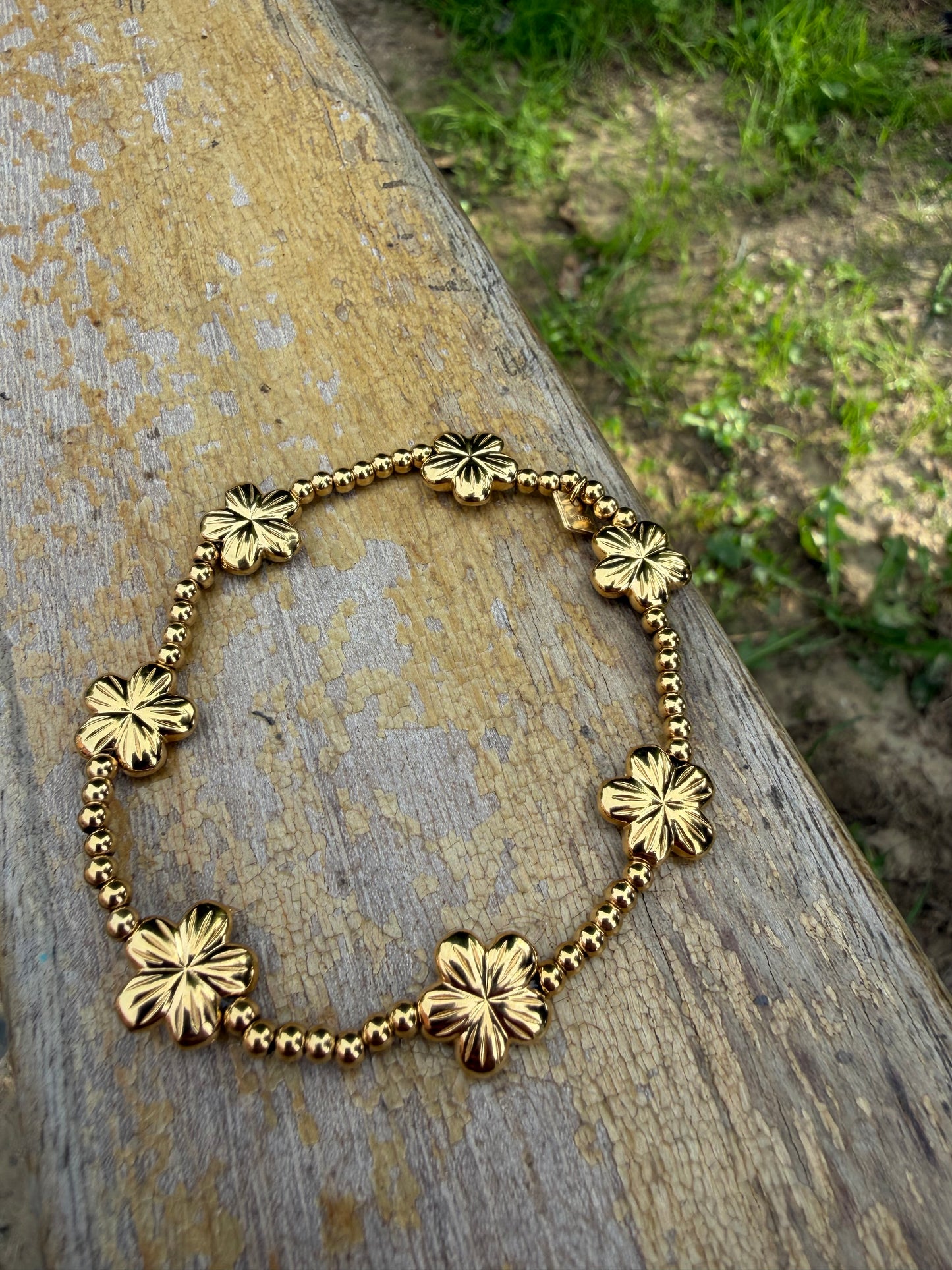 Bracelet Élastique Fleurs