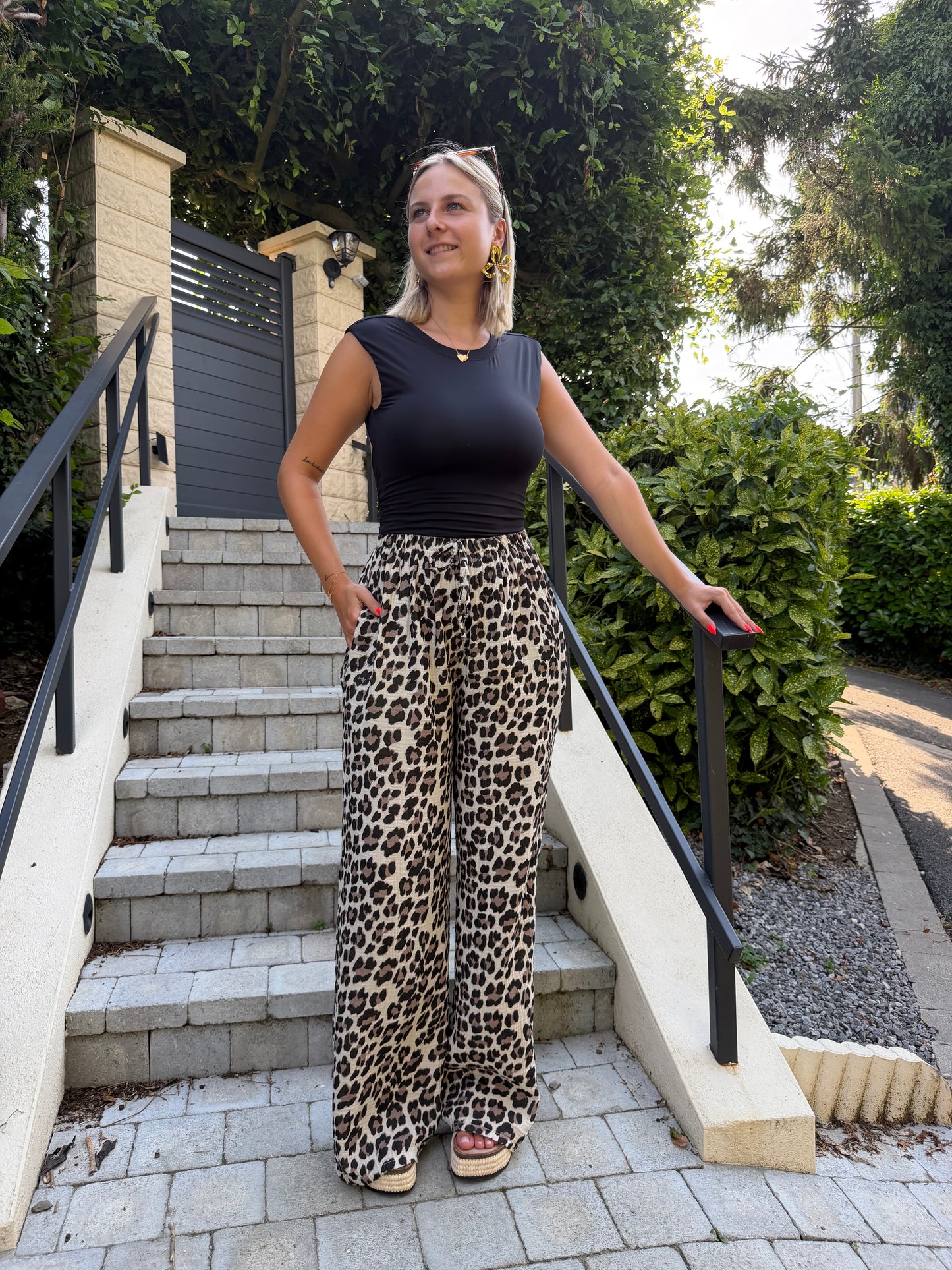 Pantalon Léopard Bis