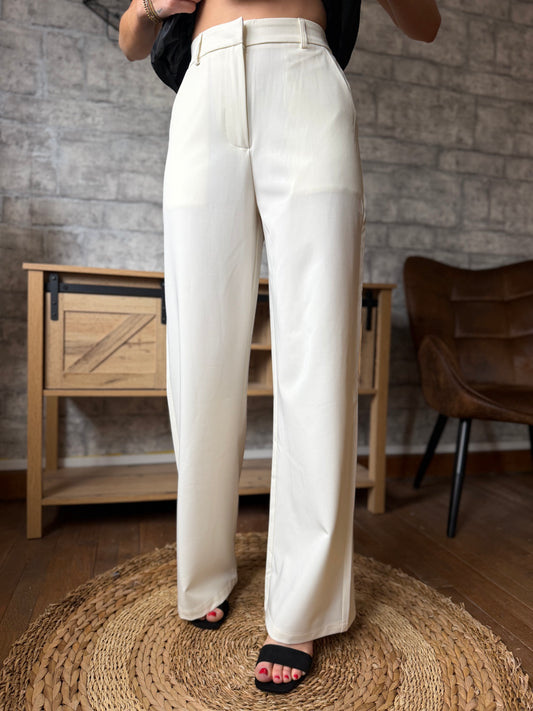 Pantalon Arnold Écru