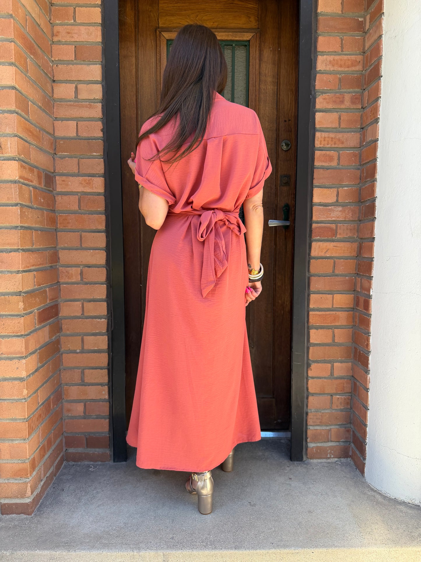Robe Louise Vieux Rose