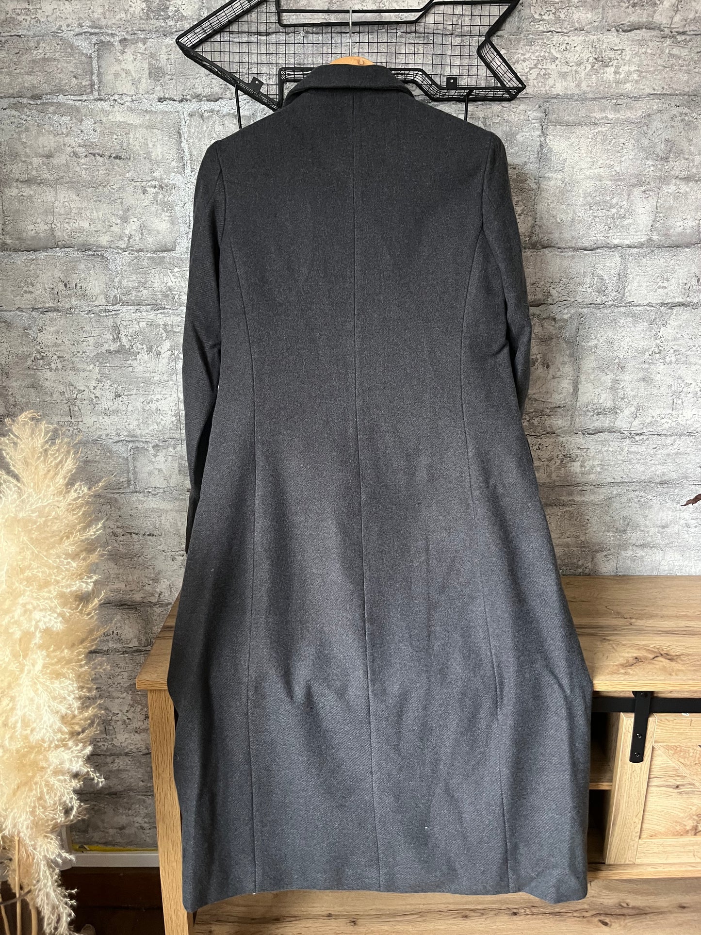 Manteau Lainage Gris Foncé