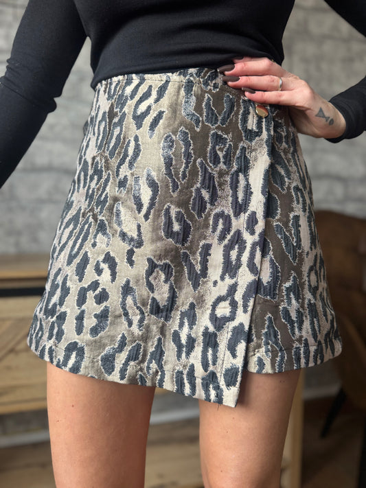 Jupe Short Léopard