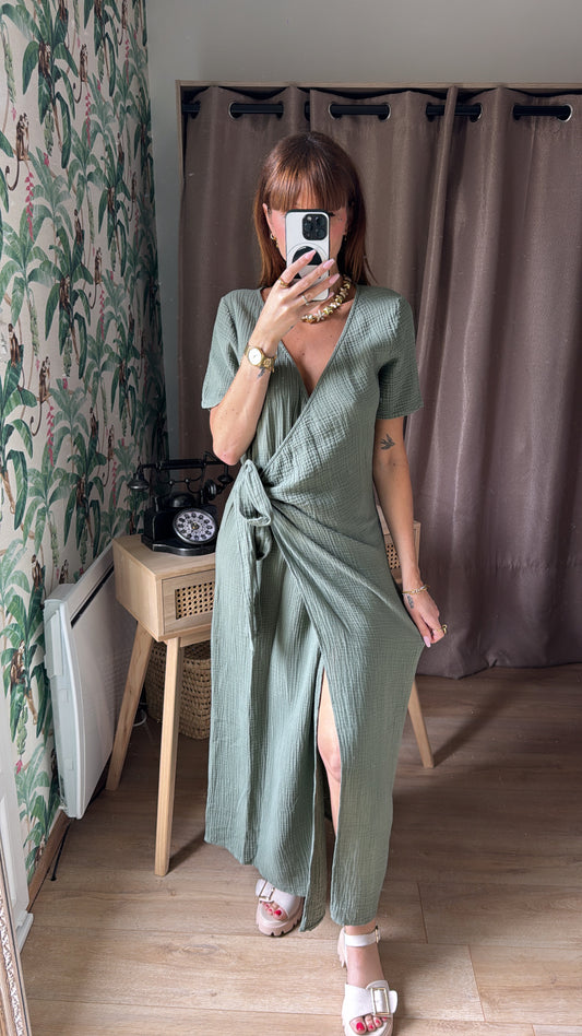 Robe Alicia Kaki