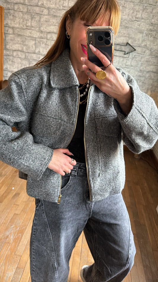 Veste Bouillote Gris