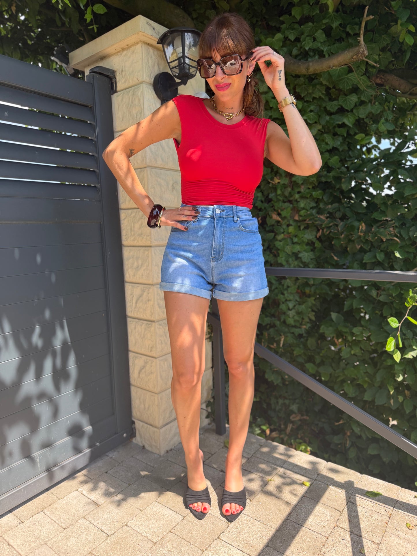 Top Dos Nu Rouge