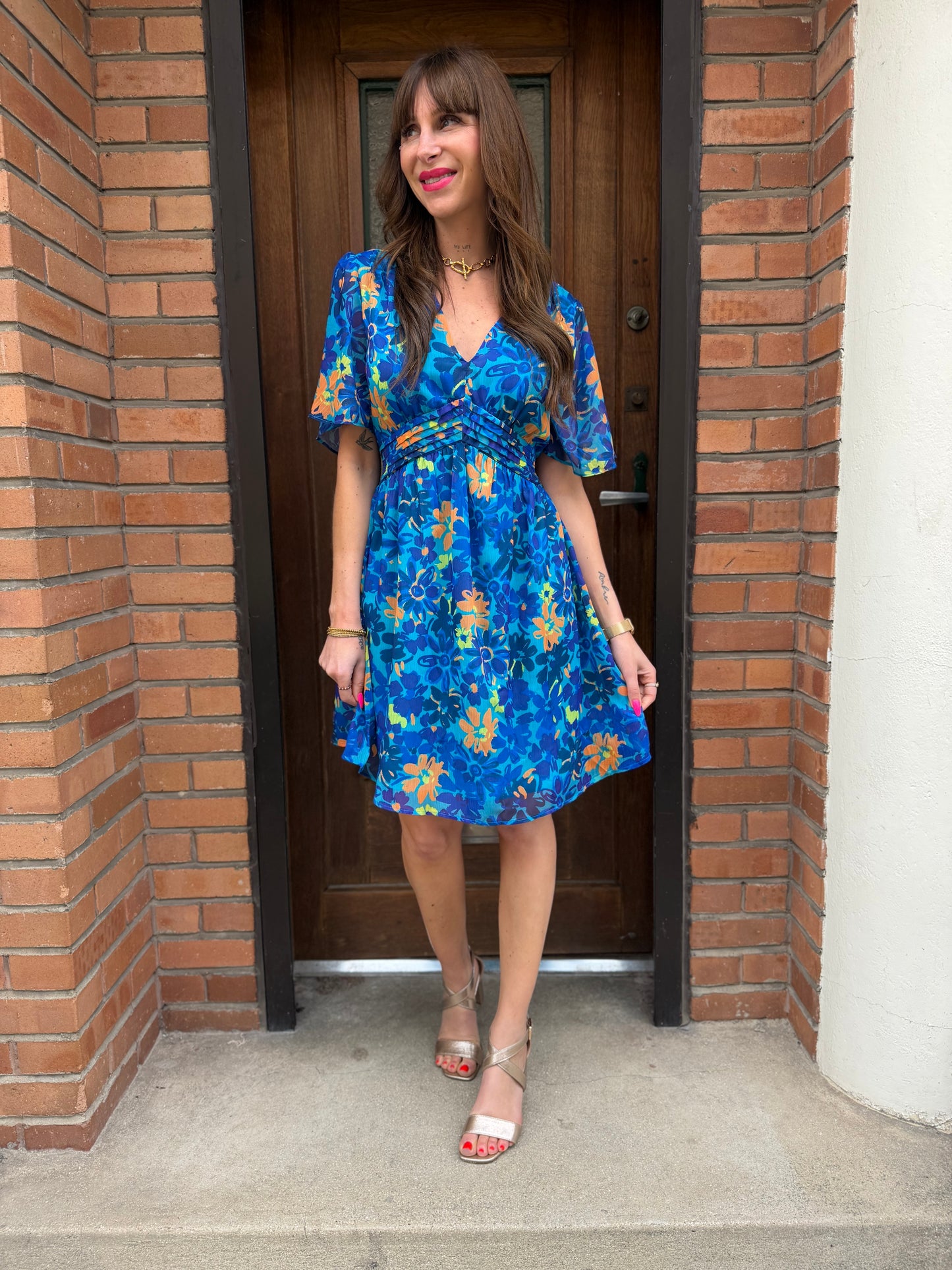 Robe Zoé Bleu