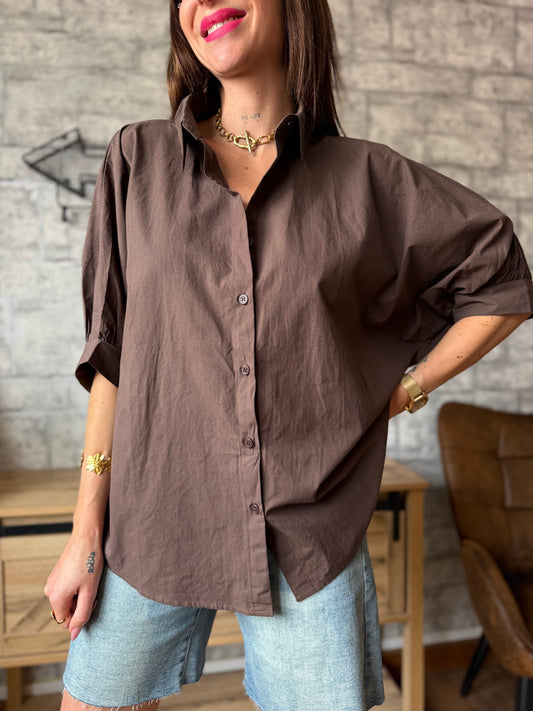 Chemise Ava Chocolat