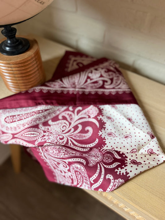 Foulard Bandana Bordeaux