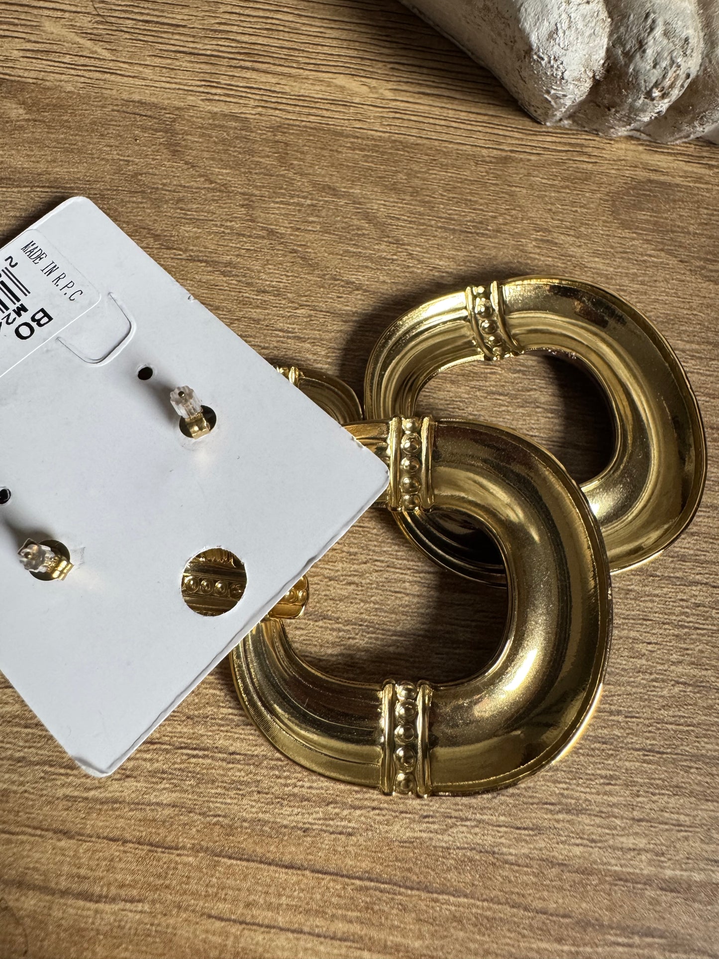 Boucle d’oreille Janel Chocolat