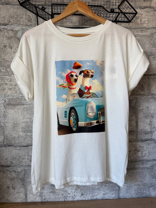 T Shirt Dog Amoureux