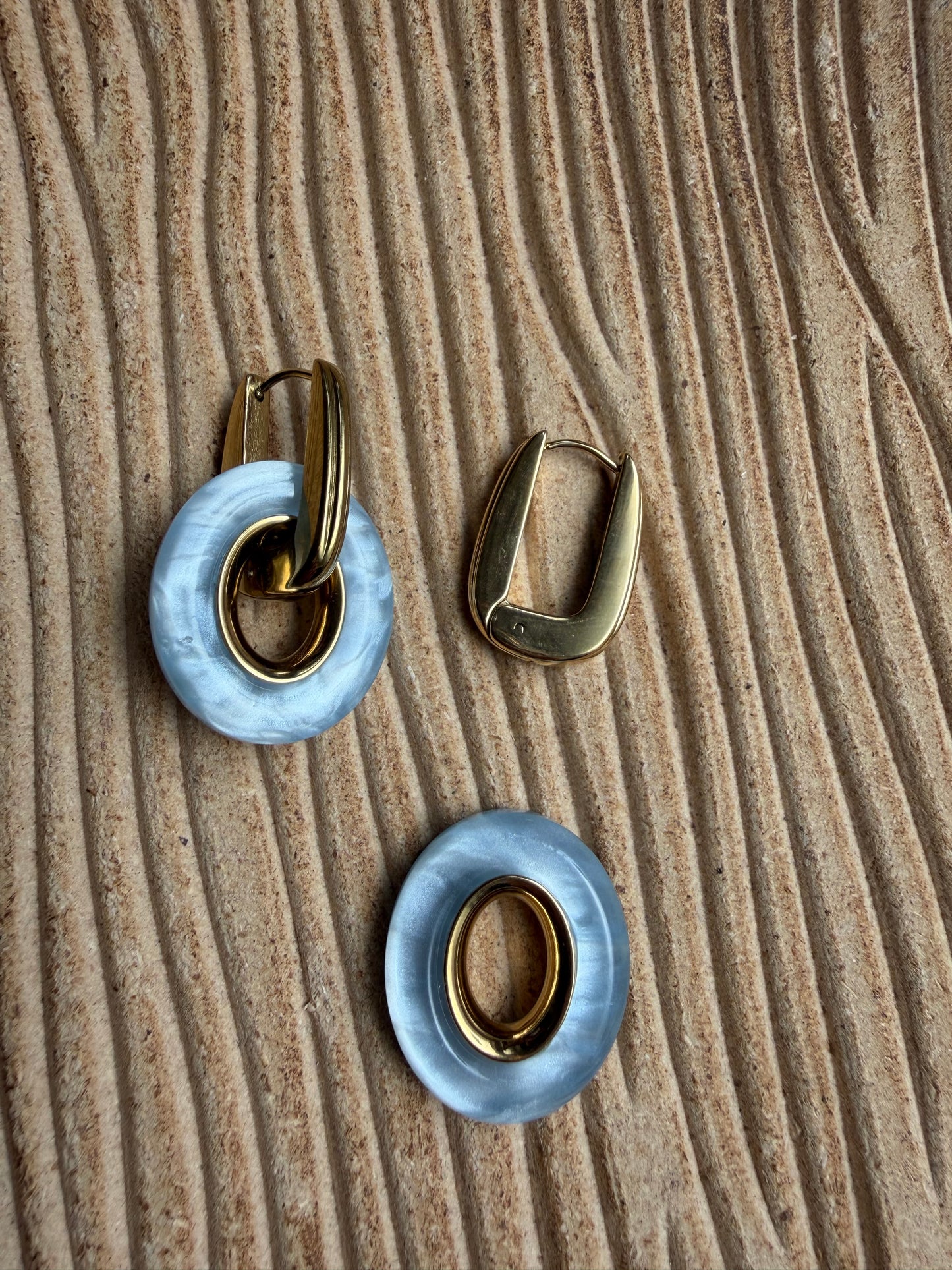 Boucle D’oreille Lio Bleu