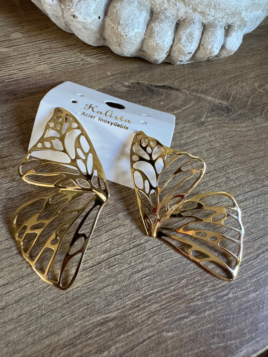 Boucle d’oreille Papillon