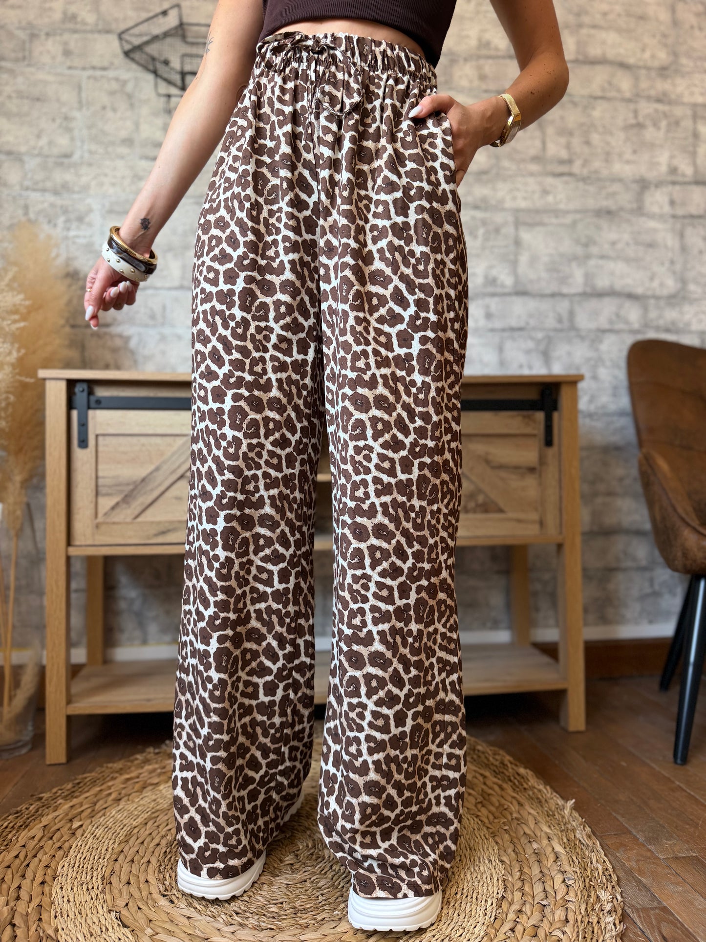 Pantalon Léopard