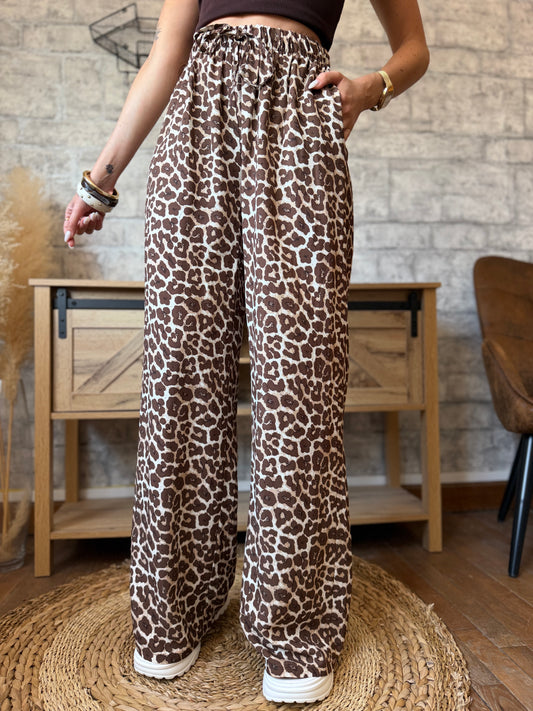 Pantalon Léopard