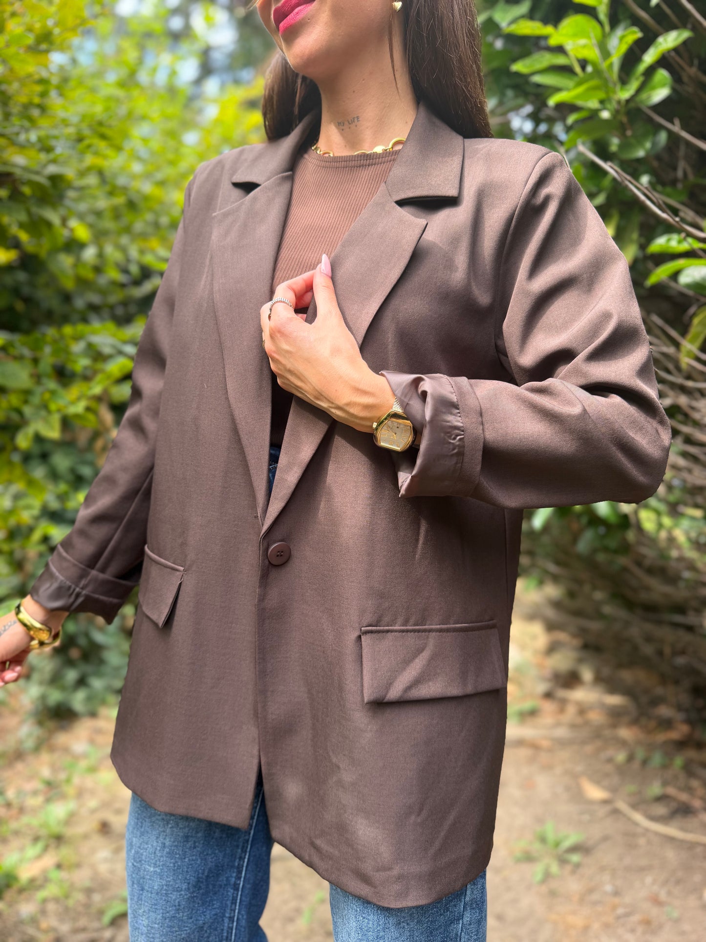 Blazer Michel Chocolat