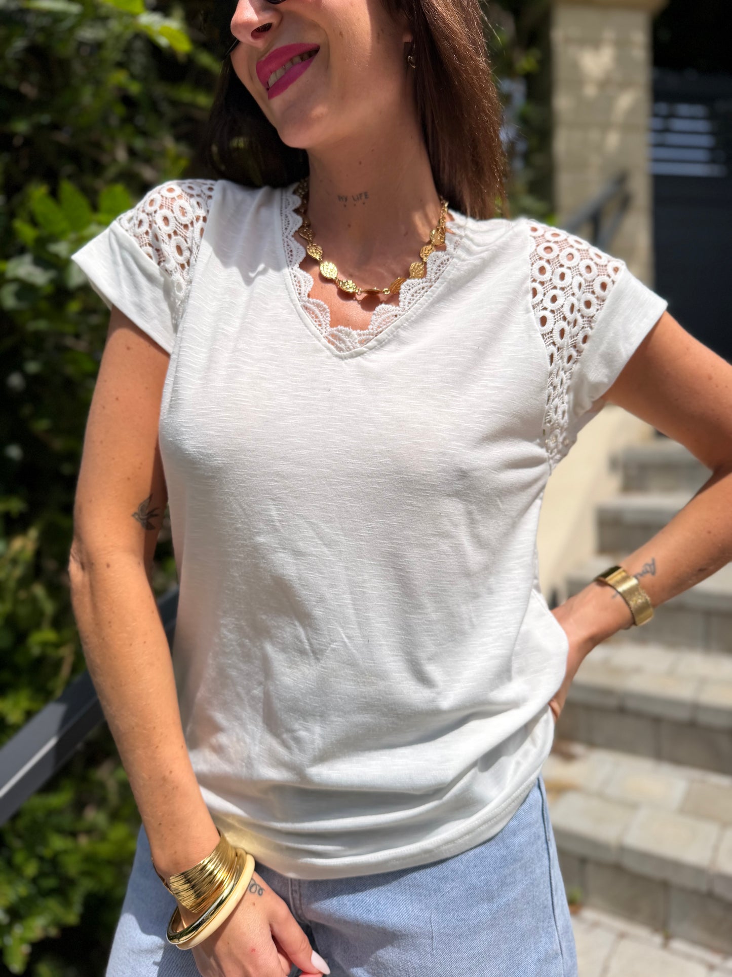 T Shirt Jamy Blanc