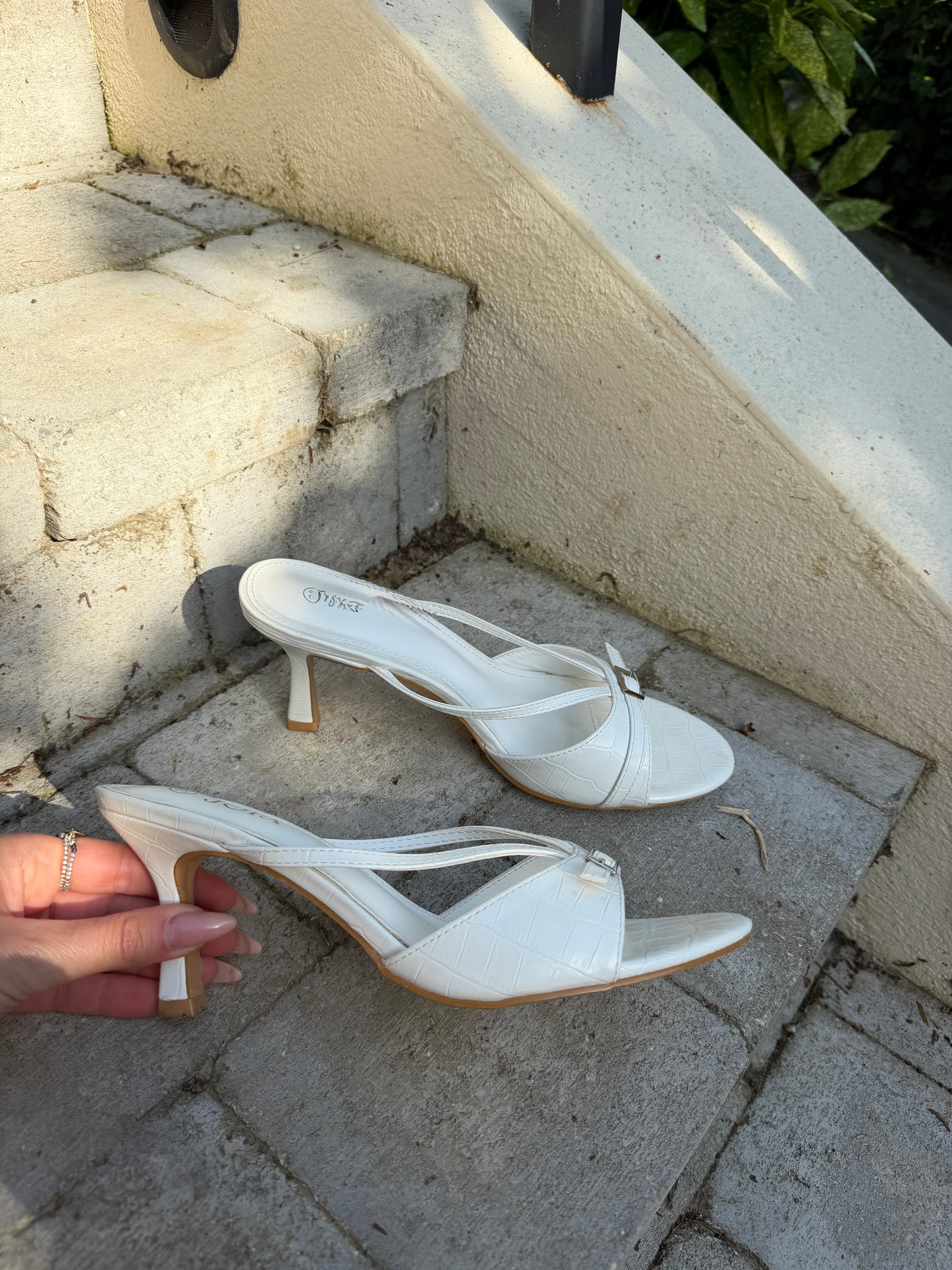 Mules Jina Blanc