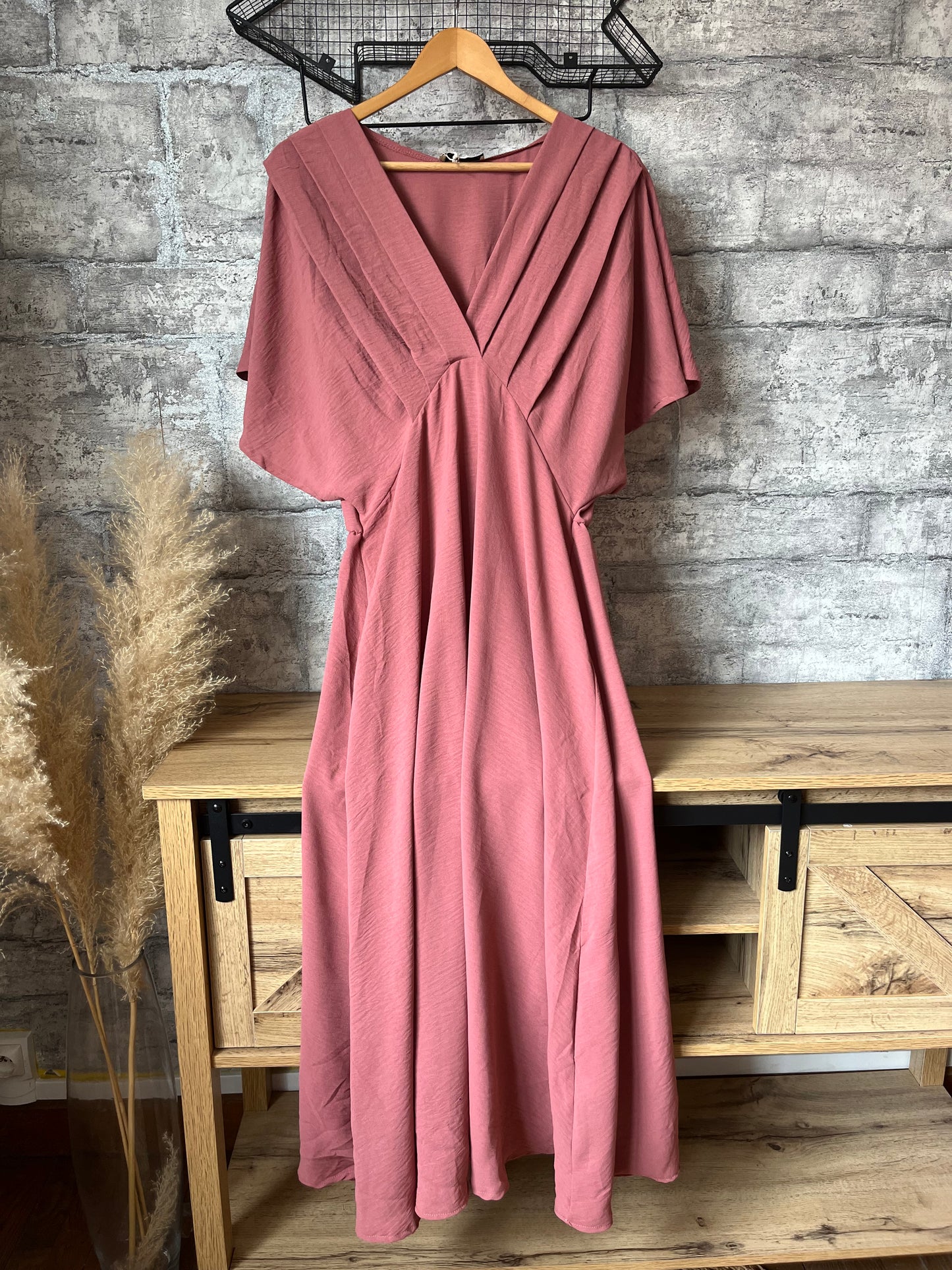 Robe Longue Coline Vieux Rose