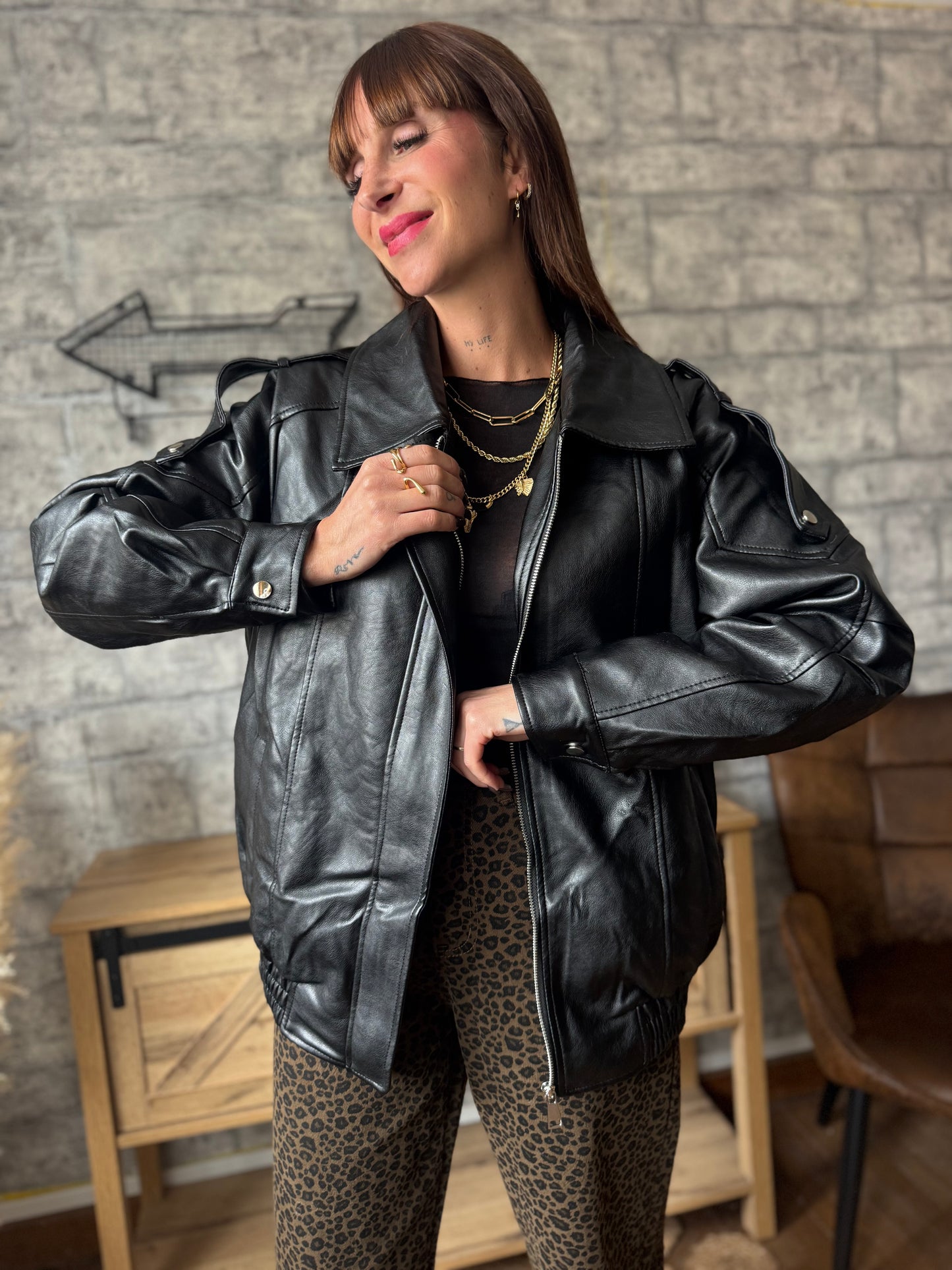 Veste Artika Noir (fourrure amovible)