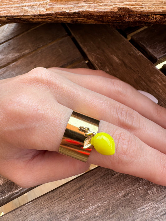 Bague Pendentif citron