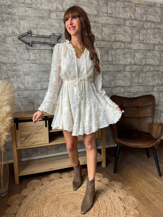 Robe Emy Bis Écru