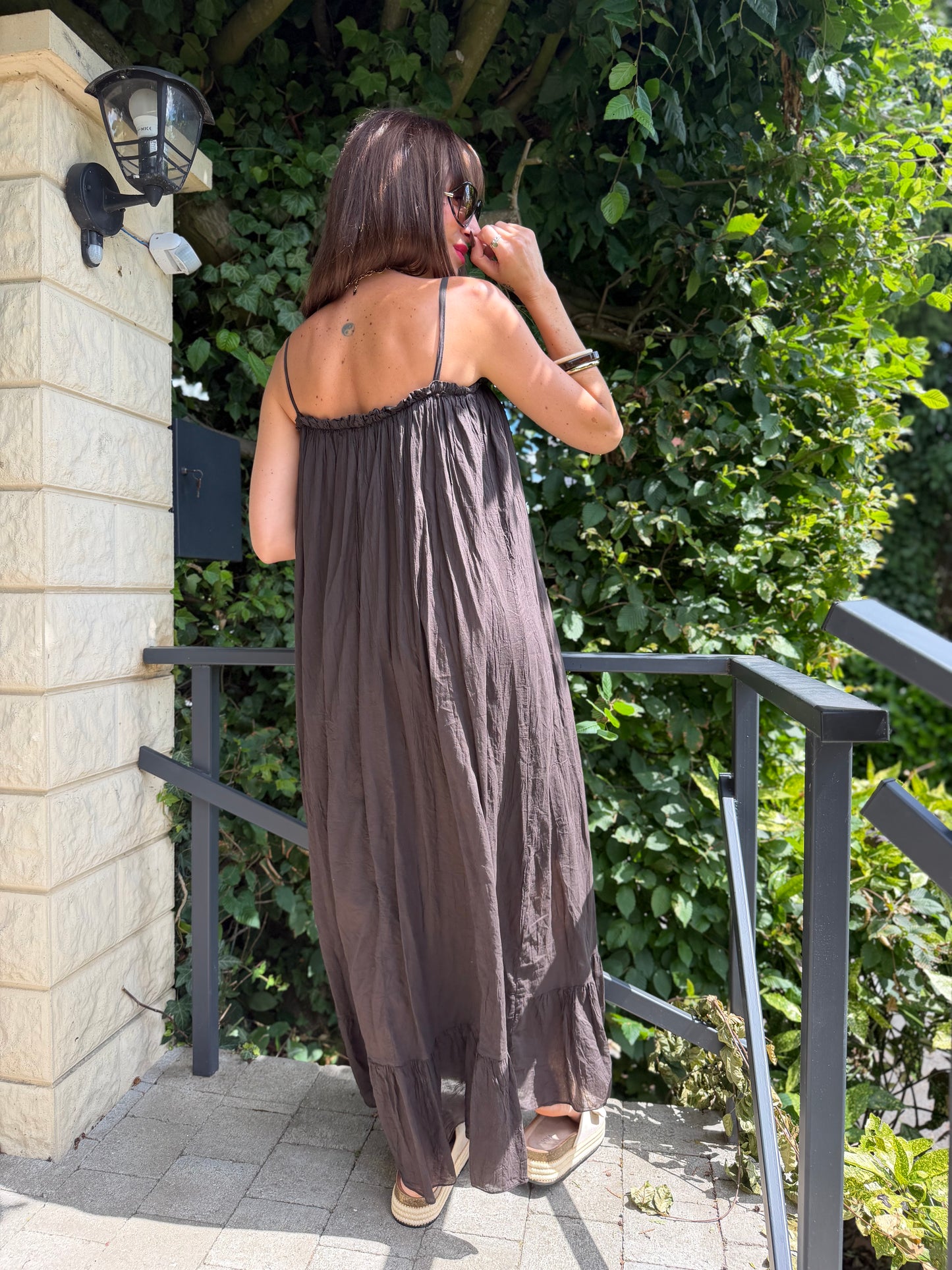 Robe Ample Bretelle Chocolat