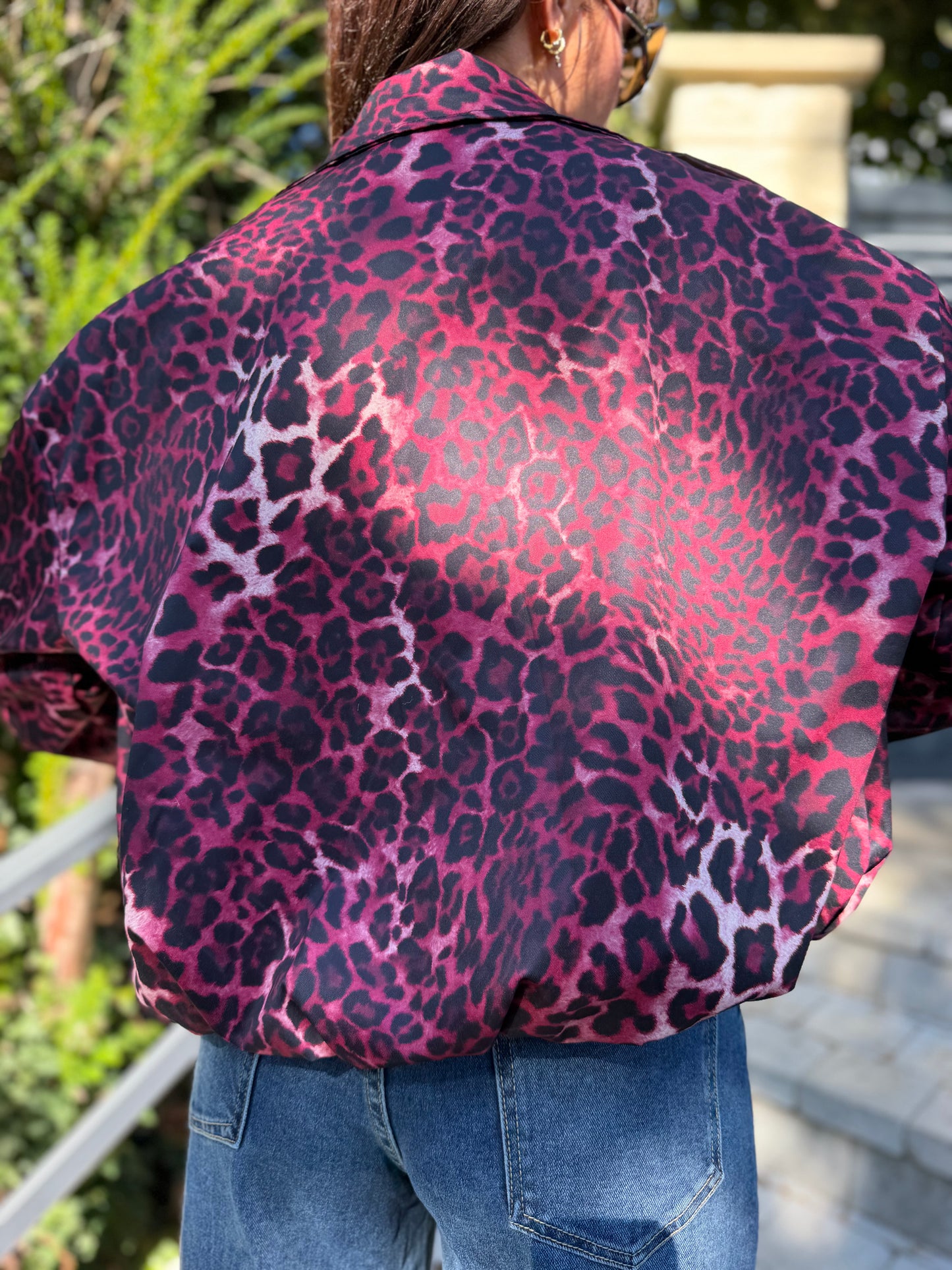 Veste Léopard Fushia