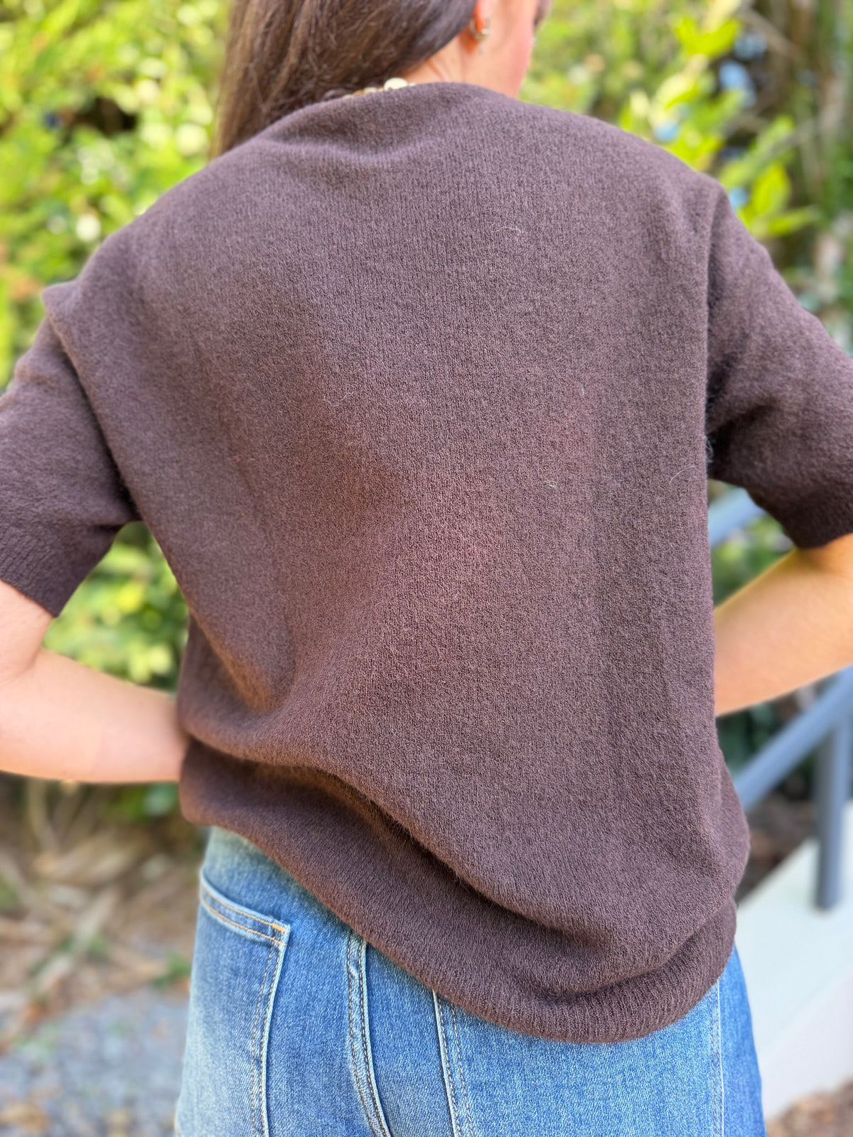Pull Manche Courte Chocolat