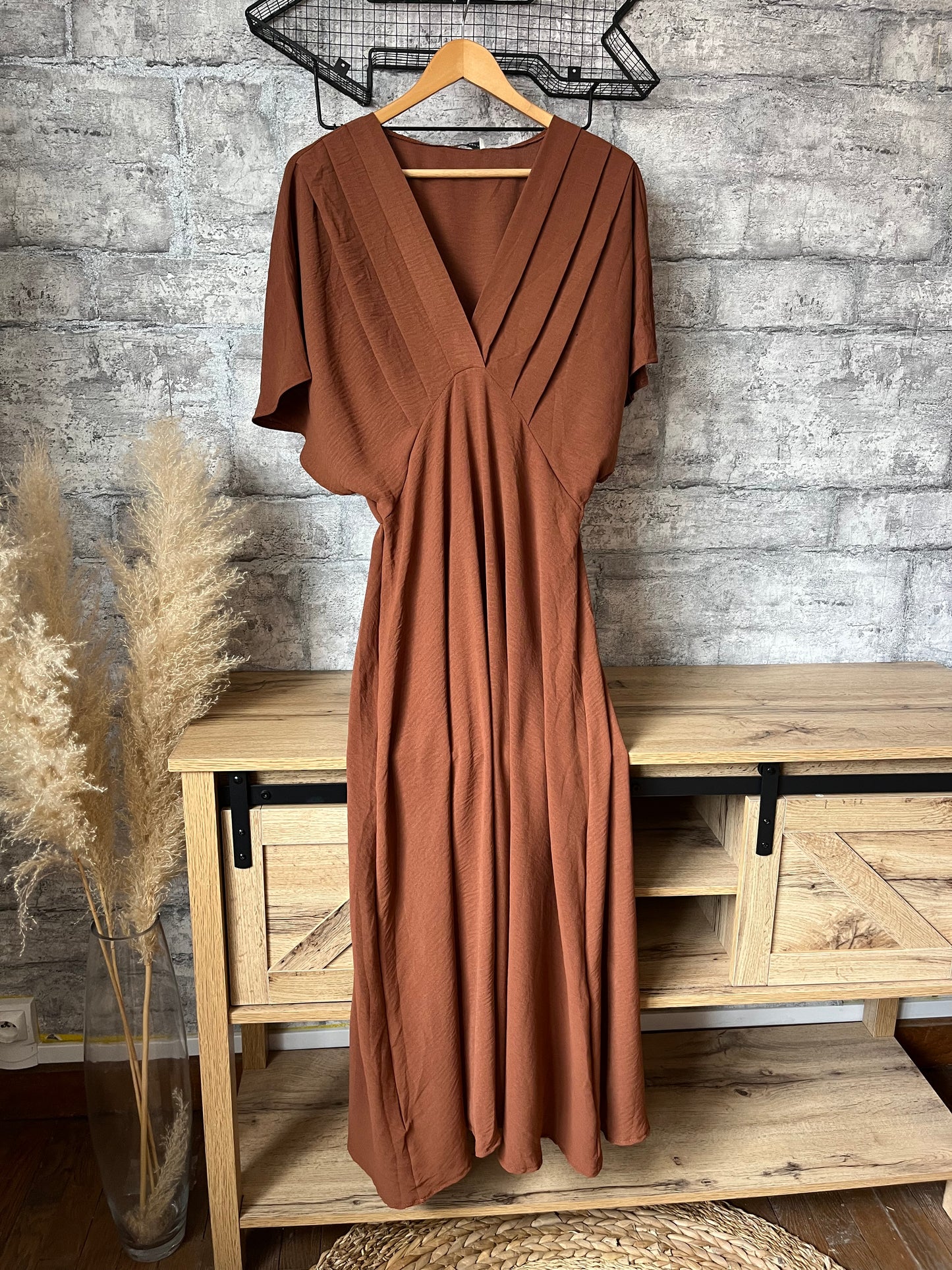 Robe Longue Coline Marron