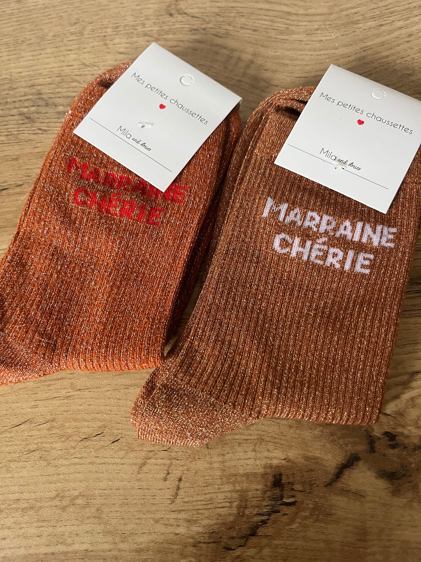 Chaussettes Marraine Chérie