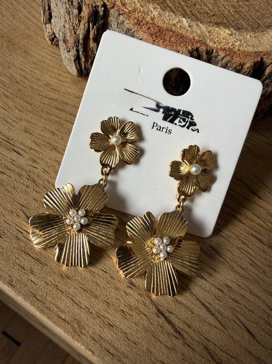 Boucle D’oreille Fleurs