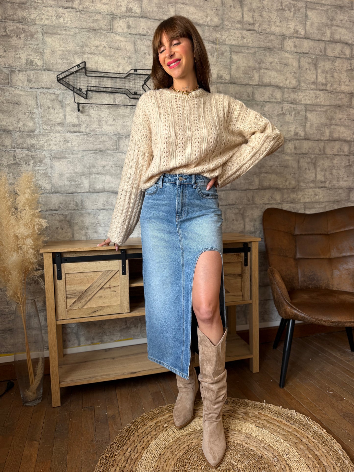 Pull Eden Beige