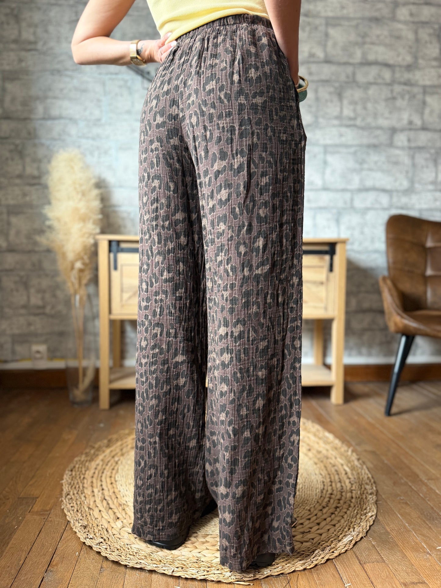 Pantalon Léopard New