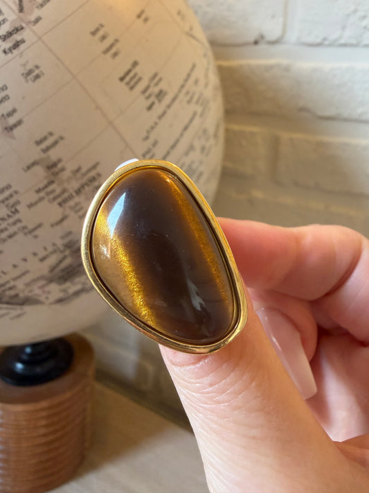 Bague Pierre Marron