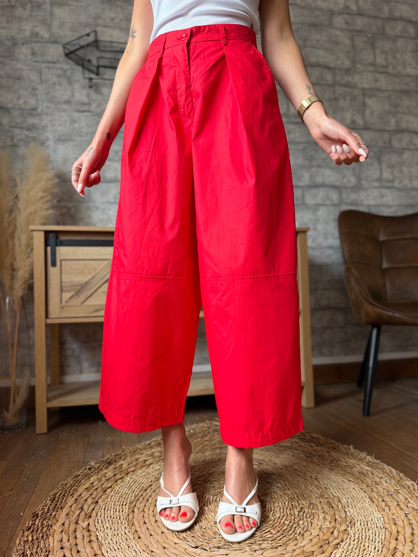 Pantalon Henri Rouge