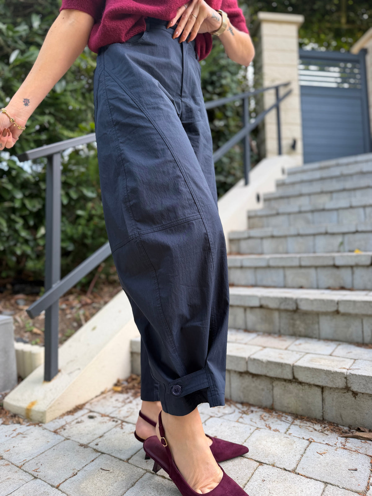 Pantalon Ballon Bleu Marine