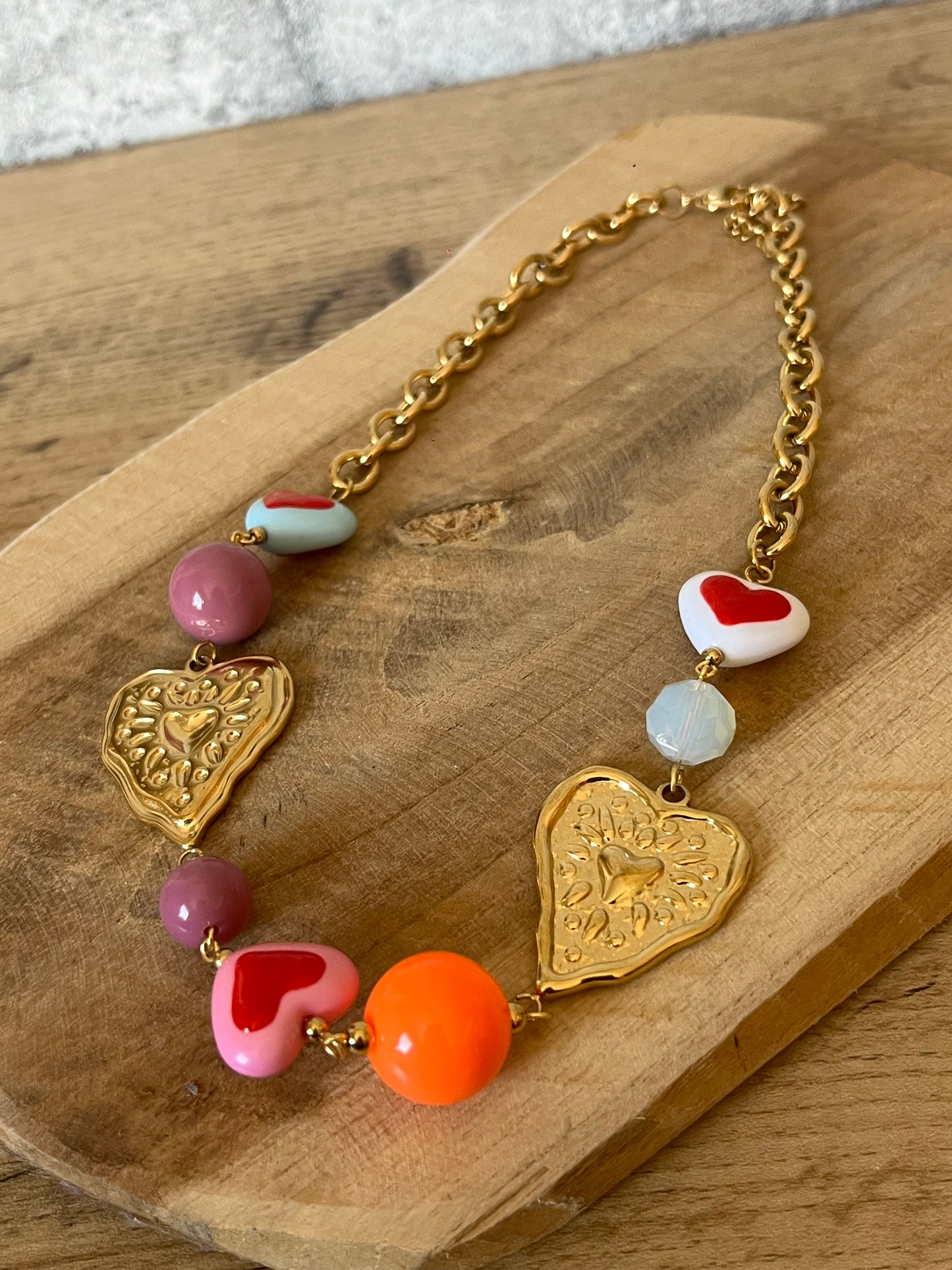 Collier Cœur Color