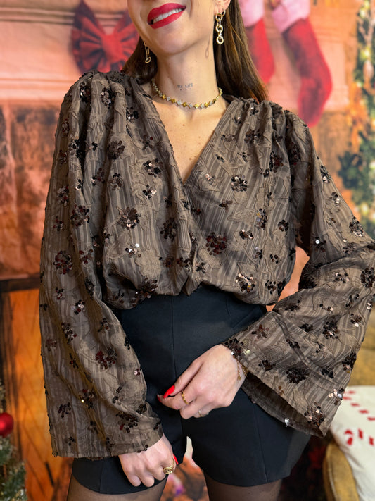 Body Sequin Chocolat